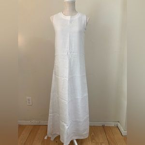 1997 White Linen “Cleopatra” Dress